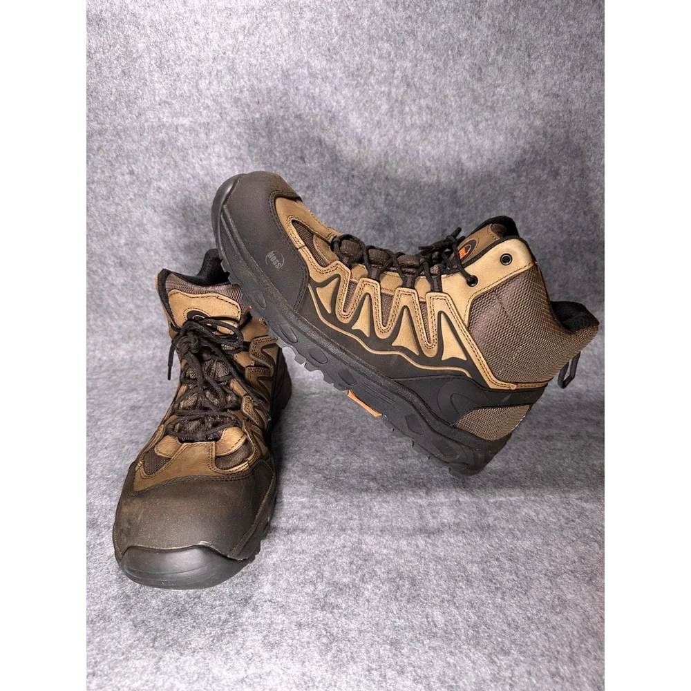 Hoss Boot Company Mens Brown Black Composite Toe Work Boots 50239-2E(W) Size 17